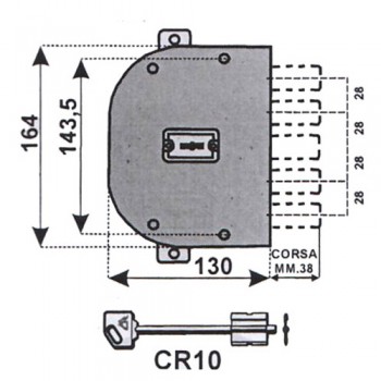 cr 2200 dx serratura